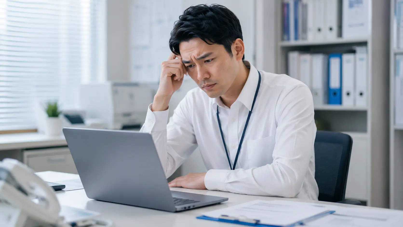 医療スタッフが会議している様子