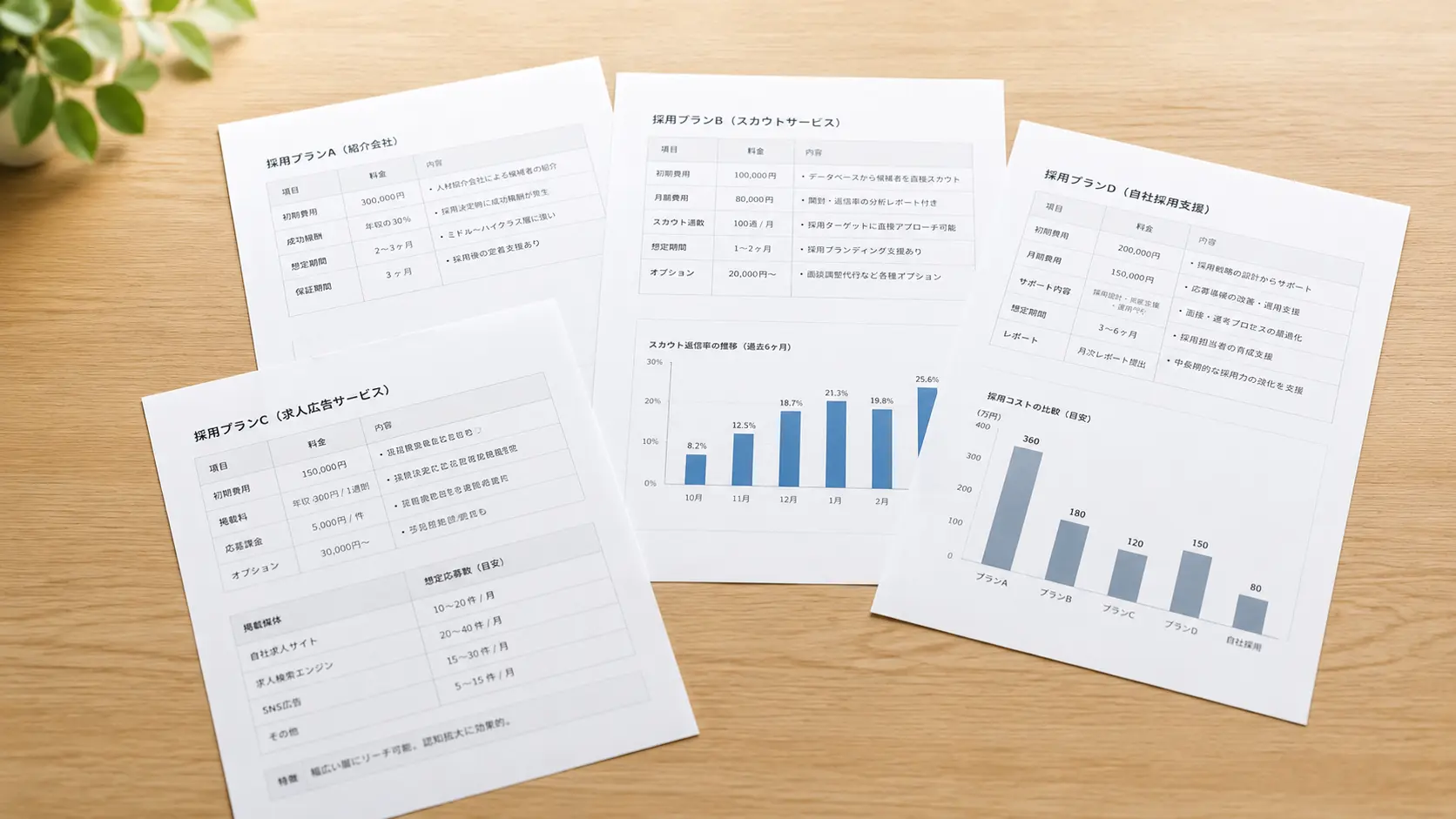 医師が書類を確認している様子